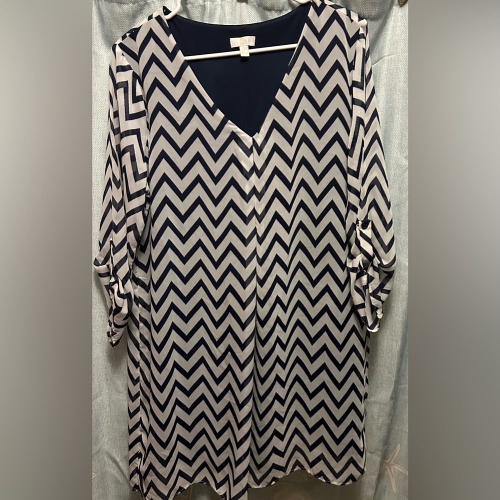 C Navy Blue Top